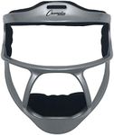 Champion Sports Magnesium Softball Face Mask - Lightweight Masks for Adults - Durable Head Guards - Premium Sports Accessories for Indoors and Outdoors - Silver