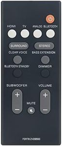 PERFASCIN Replacement FSR78 ZV28960 Remote Control fit for Yamaha SoundBar System ATS-1060 NS-WSW42 YAS-108 ATS-1070 ATS-2070 YAS-106 YAS-107 YAS-207 YAS-CU207 ATS-1080 YAS-408 ATS-4080