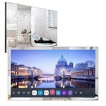 Soulaca 4K UHD Smart TV for Bathroom,Digital/Analog Tuners,Mirror Panel, Magic Remote,Waterproof, Built-in Alexa, Wi-Fi 2024 Model (32”, Mirror (webOS TV System))