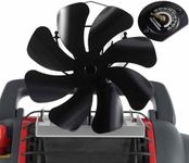 VODA Wood Stove Fan 8 Blades Heat P