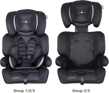 Cozy N Safe Logan Car Seat – Black/Grey, Child Safety Seat