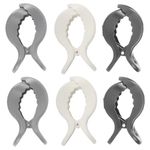 6 PCS Baby Pram Clips Universal Buggy Clips Blanket Clamp for Toys to Pram & Car Seat, Camping Chair &Wheelchair Clips