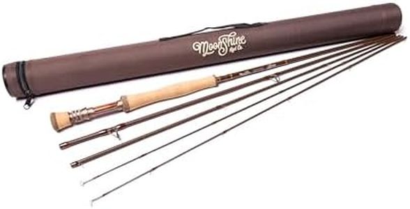 Moonshine Rod Co. The Drifter Series II Fly Fishing Rod with Carrying Case and Extra Rod Tip Section, 7wt 9ft