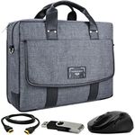 VanGoddy Chrono Laptop Bag Suitable for Samsung Notebook Series 13.3inch Laptops + Accessories Bundle