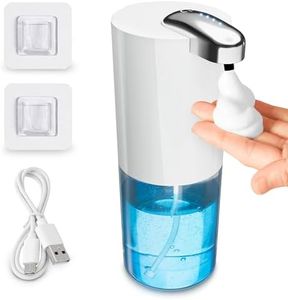13.5 Oz Automatic Foaming Soap Dispenser Touchless 4-Level Automatic Foam Soap Dispenser Electric Soap Dispenser Foaming Hand Soap Dispenser Touchless Soap Dispenser Automatic Soap Dispenser