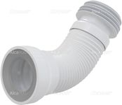 Alca WC Flexi Pan Connector for Toilet - Universal - Fits Pipe 100-120mm, WC 80-110mm