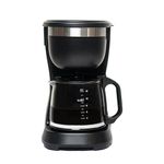 Budan 12 Cups Drip Coffee Maker, 600 Ml Borosilicate Glass Carafe Jar, 240v, Water tank with Level Indicator, Brewer Machine with Cone Filter, Auto Shut Off