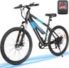 MULTIJOY EB262 Electric Bike for Adults,High-Power 350W (Peak 450W) Motor, 36V Built-in Invisible Removable Battery,Front Fork Suspension, 26" Electric Mountain Bike with UL Certified 7-Speed