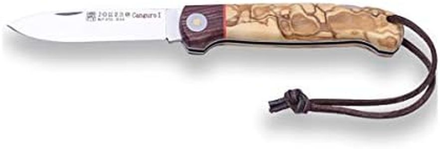 Joker Hunting Pocket Knife "Canguro I" NO129, blade 8.5 cm steel MOVA 1.4116, handle in olive wood, rosewood ferrule, fishing tool, Hunting, camping and hiking