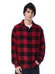 The Souled Store| Checks: Black and Red Mens and Boys Relaxed Shirts|Relaxed fit Checks Pattern| 100% Cotton Black and Red Color Men Relaxed Shirts Shirt For Men Casual Half Sleeves Regular Fit Printe