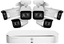 Lorex 4K 16-Camera Capable (8 Wired + 8 Fusion Wi-Fi) 2TB NVR System with 6 Weatherproof Bullet Cameras (White)