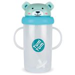 TUM TUM Tippy Up Free Flow Sippy Cup (No Valve), Sippy Cup for Toddlers, BPA Free (Boris Bear 300ml)