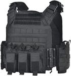 FIREGEAR Tactical Vest Weighted Vest Airsoft Vest,3D Breathable Adjustable Modular Quick Release Vest Outdoor Training