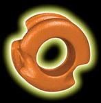 Radical Archery Designs RAD Glow Peep Orange 3/16 in.