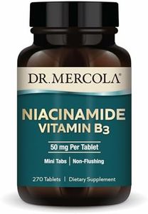 Dr. Mercola Niacinamide Vitamin B3, 90 Servings (270 Tablets), Dietary Supplement, Mini Tabs, Non-Flushing, Supports Metabolic Health, Non-GMO