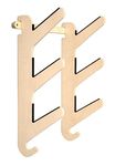 Grassracks Bamboo Snowboard Wall Mount for 3 Snowboards or Longboards - Grassracks Moloka'i Trip