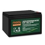 Miady 12V 7.2Ah LiFePo4 Deep Cycle Sealed Battery for UPS, Burglar Alarm, Chairlift, Fish Finder, Electric Scooter and etc. Rechargeable & Maintenance-Free