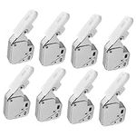 Yardwe 8pcs Elephant Trunk Lock Rv Cabinets Mini Padlock Wardrobe Cabinet Lock for Cabinet Doors Cabinet Door Stoppers Magnet Locks for Cabinets Push to Pend Lock Door Locks Lock for Gate