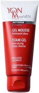 Yon-Ka Mens Foam Gel Cleanser (100ml) Moisturizing Face Wash for Deep Clean, Remove Oil and Buildup with Liquorice for Daily Cleansing