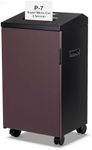 P-7 High Security Paper Shredder Heavy Duty(1 * 1.2mm), 5-Sheet Super Micro Cut, 11.9 Gallons Wastebasket, 3m/min High-Speed Shredding, Auto Jam-Proof Paper Shredder for Home Office