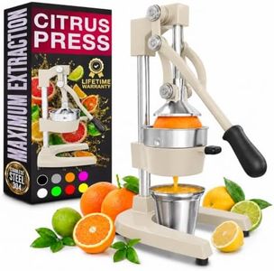Cast Iron Juicer Hand Press, Manual Juicer, Heavy-Duty Squeezer