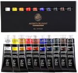 rubens Artist Oil Paint Set 10 Colors, 40ml Large Capacity Tubes Oil Color Paint for Canvas, Professional Oil Painting Colors, Standard Colors Oil Based Paint Supplies for Artists, Beginners