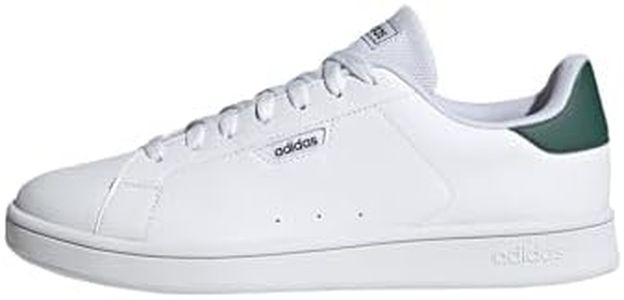Adidas Men Synthetic Urban Court, Tennis Shoes, FTWWHT/FTWWHT/CGREEN, UK-9