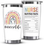 HEXMOZ Nurse Gifts For Women - Nurses Week Gifts, Nurse Appreciation Gifts For Nurses Female, RN Gifts, Nurse Graduation, Nurse Practitioner, New Nurse, Nurses Day, Nursing - 20oz Nurse Tumbler Cup