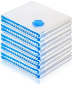 Jabykare 10x (40 * 60cm) Small Size Vacuum Storage Bags with No Pump - Space Saver Bags, Compression Storage Bags, Vacuum Sealer Bags for Clothes Storage, Mvoing Home Storage & Organisation