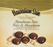 Hawaiian Sun Milk Chocolate Covered Deluxe Whole Macadamia Nuts - 567g Gift Box