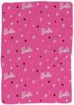 Franco Collectibles Barbie Super Soft Micro Raschel Throw, Barbiecore, 50 in x 70 in, (Officially Licensed Product)