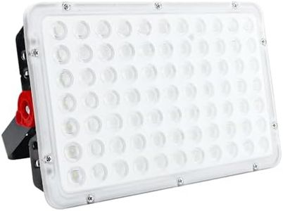 CREATESTAR Faretto Led da Esterno 20000LM, 200W Faretti Led Esterni 6500K luce bianca fredda, IP66 Impermeabile Faro Led Esterno per magazzino, giardino, garage, campo sportivo, cortile, parcheggio