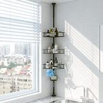 Tension Shower Caddy, Rustproof Cor