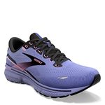 Brooks Women's Ghost 15 Sneaker, Rhapsody Iris Coral, 7 UK