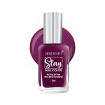 Swiss Beauty Slay Nail Color | Glossy Finish, Long Lasting Nail Paint| Chip resistant, Quick drying Nail Polish | Shade- Shine Wine, 25Ml