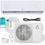 9000 BTU Mini Split Air Conditioner, Mini Split AC/Heating System, Wi-Fi Air Conditioner Inverter Heat Pump with Pre-Charged, 19 SEER2 115V, Split AC Cools Up to 500 Sq. Ft, w/Installation Kit