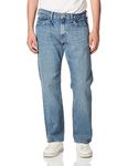 Nautica Men's Big and Tall 5 Pocket Relaxed Fit Stretch Jean, Light Tidewater Wash, 46W 32L