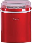 Magic Chef MCIM22R Ice Maker, 27 lb, Red by Magic Chef