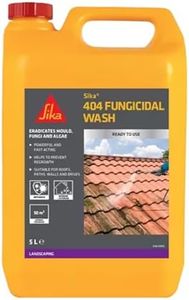 Everbuild 404 Fast Powerful Fungicidal Wash – Removes Lichens, Fungi and Algae – Exterior and Interior use – 5 Litre
