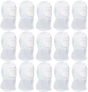 SENONAPO 15 Pcs Painters Spray Socks Unisex Adult Painters Mask Painting Dust Hood Snug Soft Stretch Head Socks for Men