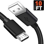Micro USB Cable 10FT,High Speed Fas