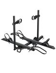 Young E-Bike Rack Hitch Mount Platform Style for Cars Trucks SUVs Minivans RV, fits E-Bike with Up to 5-inch Fat Tire, 200 lbs Capacity, Anti-falloff 360° Swirl Structure