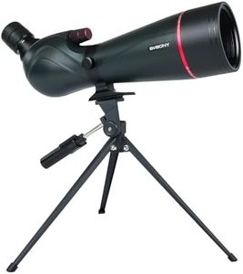 SVBONY SV406 20-60x80 Spotting Scope with Tripod, HD Optical System with BAK4 Prism, Waterproof & Fogproof, 1.25'' Removable Eyepiece, Spotting Scopes for Target Shooting, Bird Watching