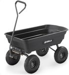Gorilla Carts Poly Garden Dump Cart