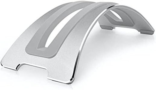 Twelve South BookArc for MacBook | Space-Saving Vertical Stand to Organize Work and Home Office for Apple MacBooks, 'Now Compatible with M1 MacBooks' (Silver)