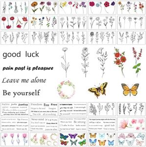 30 Sheets Womens Temporary fake Tattoos tattoo for Women Teen cute Pattern