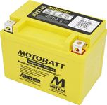 Motobatt MBTX4U AGM Battery, Yellow