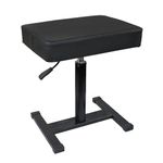Kadence NK602 Touring Series Hydraulic Adjustable Keyboard & Piano Bench | Heavy-Duty Frame & Smooth Height Adjustment | High-Density Cushioned Seat | Stable Base for Stage & Touring | Black