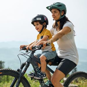 Kids Ride Shotgun Front Mounted Child Bike Seat – Adjustable, Ages 2-5