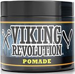 BEST DEAL Pomade for Men 4oz - Firm Strong Hold & High Shine for Classic Styling - Water Based & Easy to Wash Out by Viking Revolution